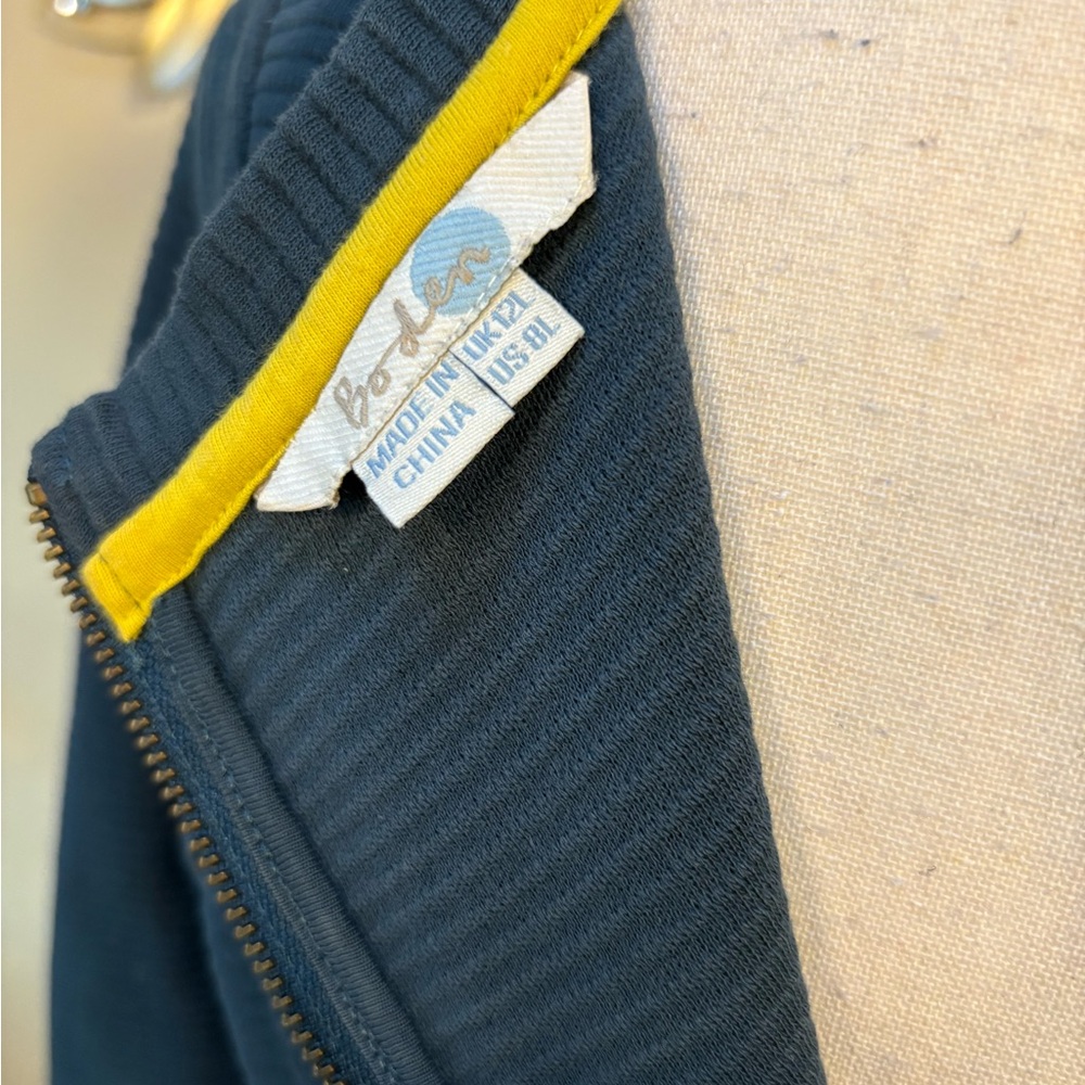 Boden Teal Long Sleeve Dress with Pockets - Picture 7 of 7